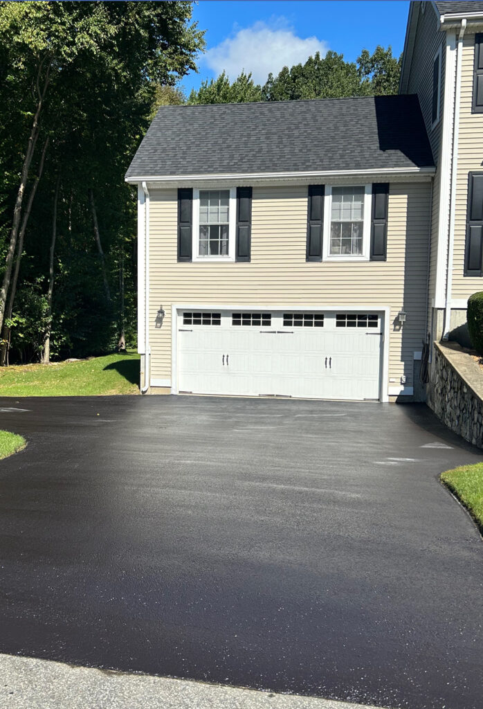 Sealcoated driveway